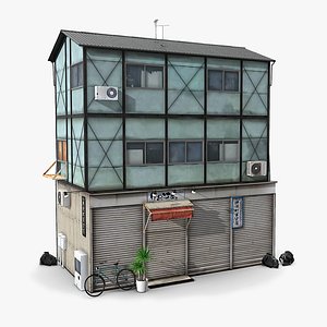 3D Realistic Tokyo Building 8 model