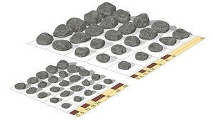 3D Rockery Natural Gray 6-24inchv2016