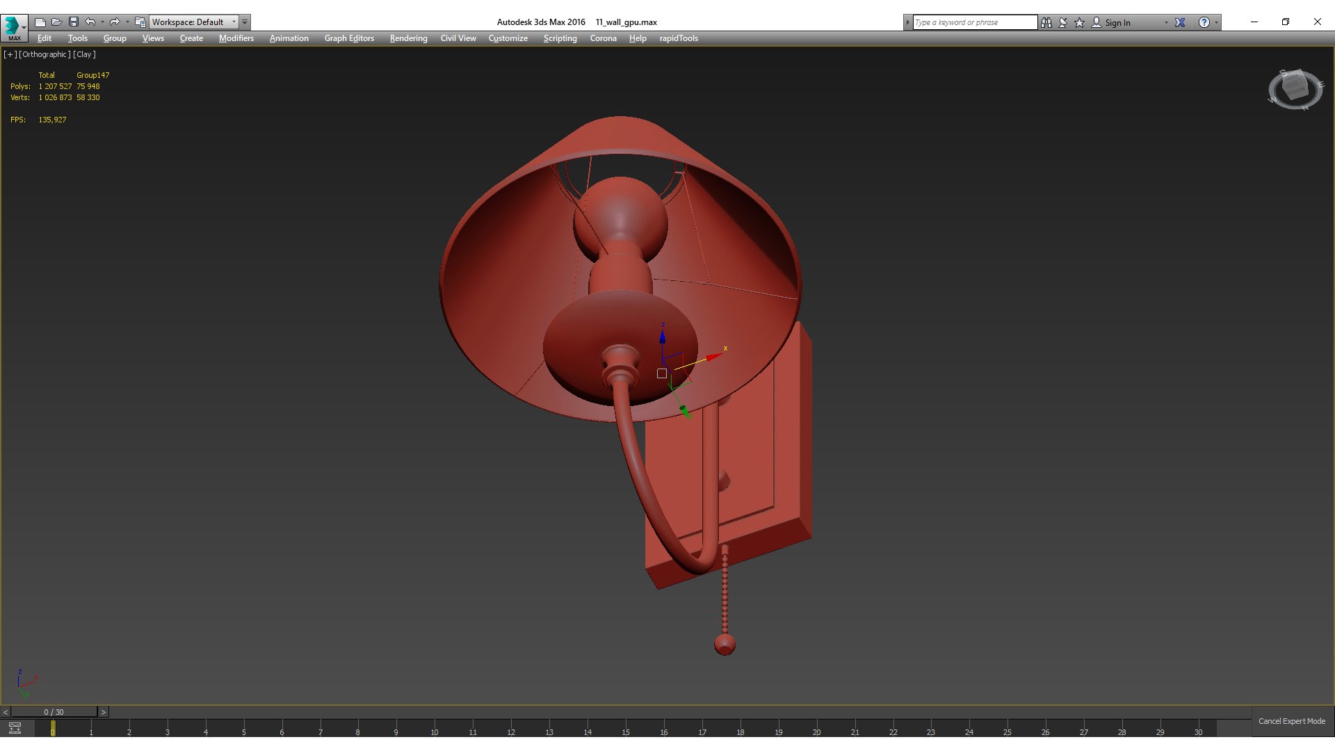 Dar - Sivan Plugged Wall Light 3D Model - TurboSquid 2167759