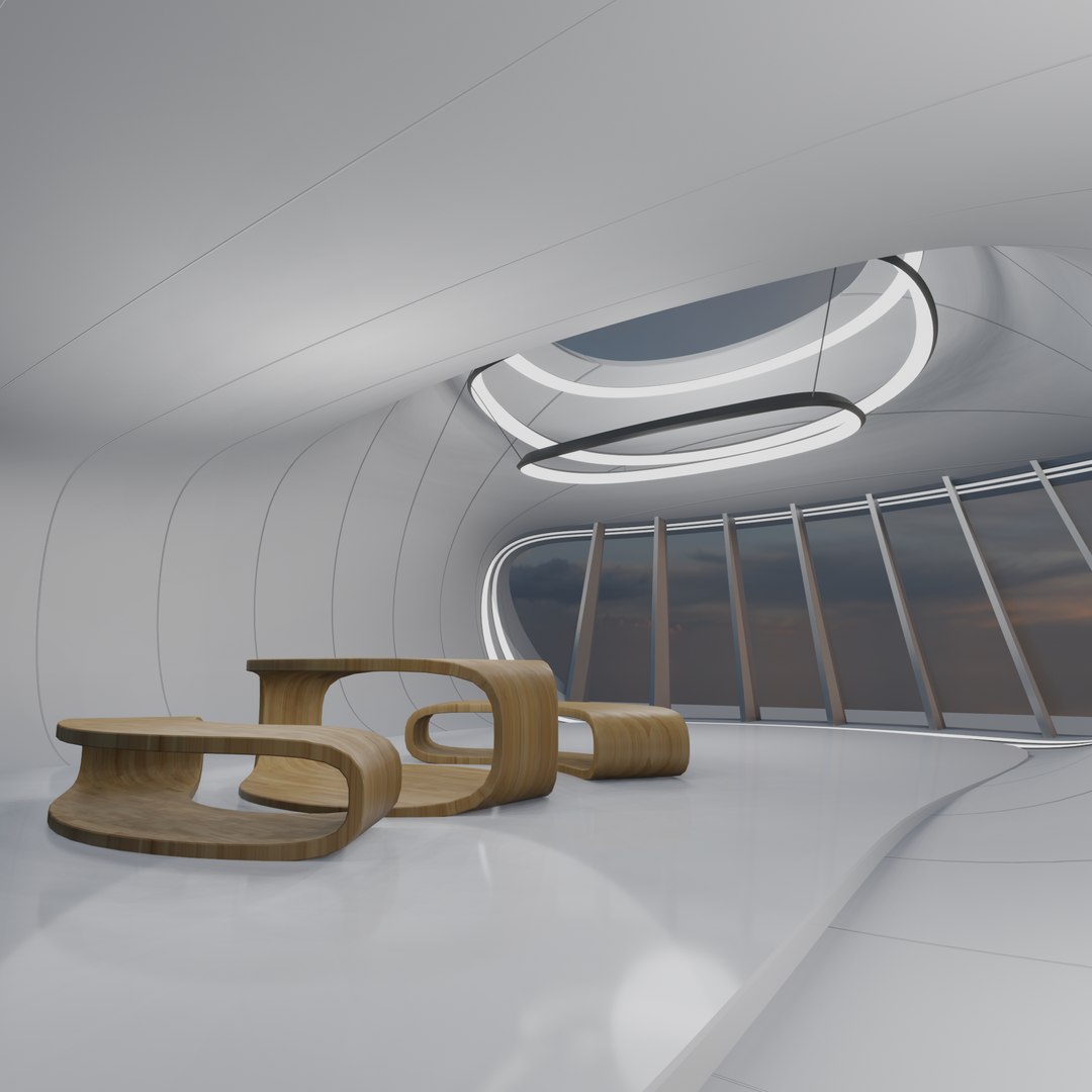 3D Sci Fi Interior Model - TurboSquid 2123626