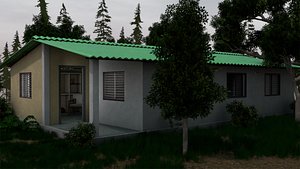 3D Venezuelan rural house