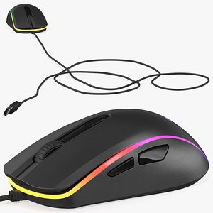 HyperX Pulsefire Surge RGB Gaming Mouse switched On