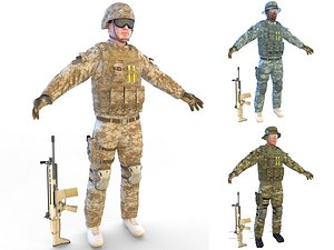 soldier 4k model