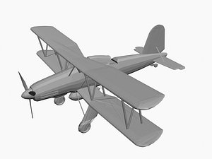 fieseler bomber 167 3d model