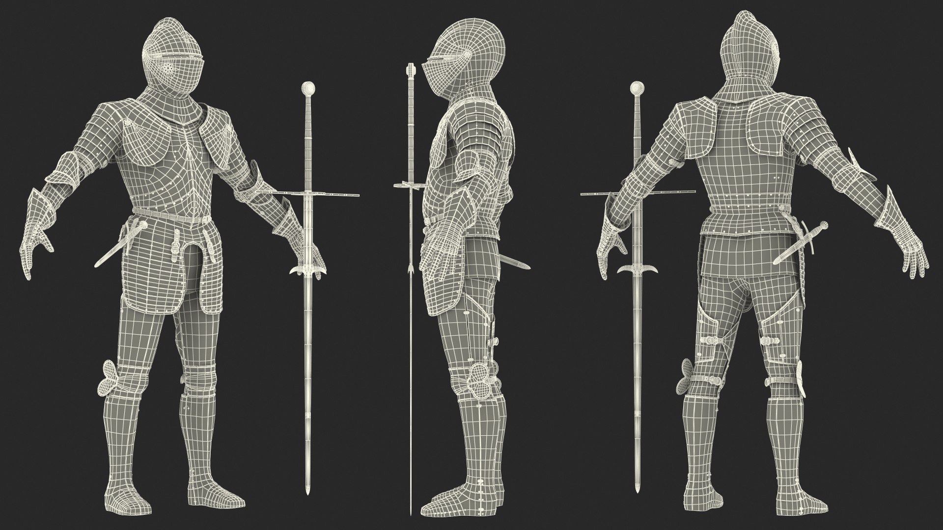 Medieval Knight Black Gold Full Armor Rigged for Maya 3D https://p.turbosquid.com/ts-thumb/5d/N7svoe/OL/medievalknightblackgoldfullarmorrigged3dsmodel035/jpg/1639562626/1920x1080/fit_q87/72457763c16ba9c95f1bcf4aa6eb1ba497943d2c/medievalknightblackgoldfullarmorrigged3dsmodel035.jpg