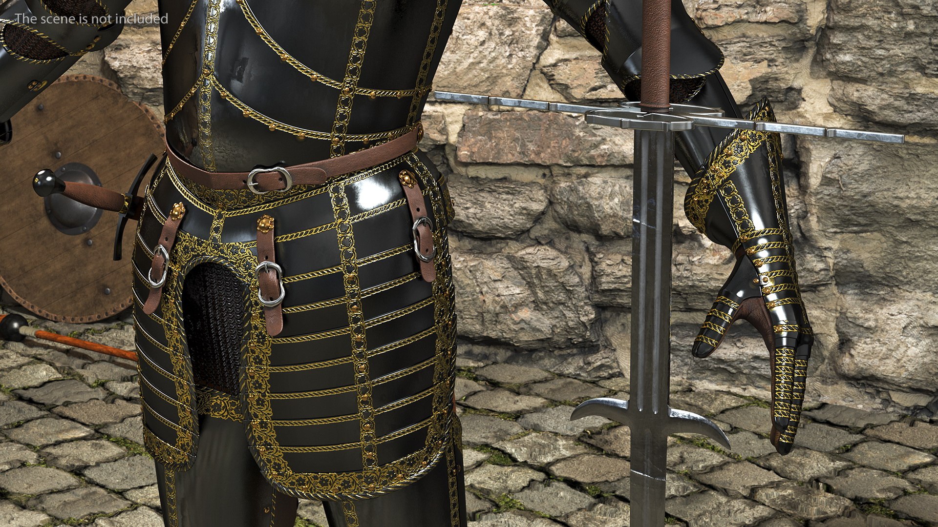 Medieval Knight Black Gold Full Armor Rigged for Maya 3D https://p.turbosquid.com/ts-thumb/5d/N7svoe/nL/medievalknightblackgoldfullarmorrigged3dsmodel010/jpg/1639562551/1920x1080/fit_q87/dad76ec0c6e48e6c6fba4369d2aa4f24b9785db7/medievalknightblackgoldfullarmorrigged3dsmodel010.jpg