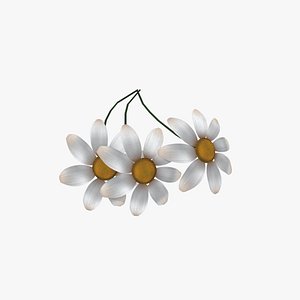 3D Medieval Chamomile model