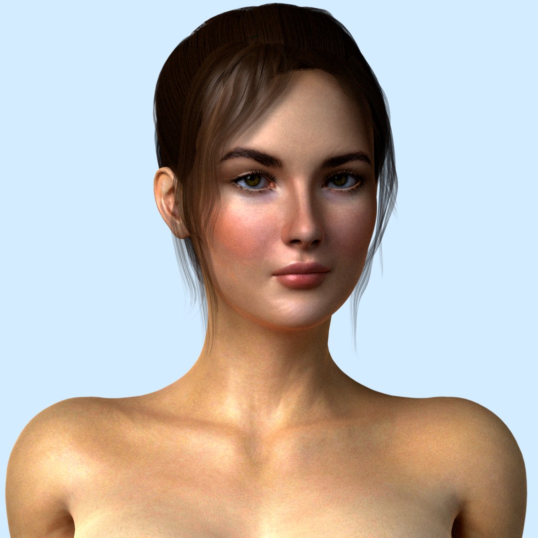 Beautiful Woman In Bikini 3d Model Turbosquid 2078279