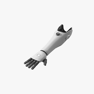 Prosthetic Arm Rigged for Cinema 4D 3D