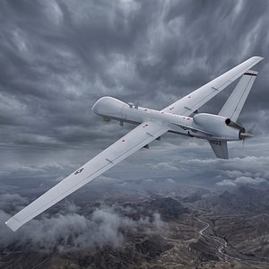 General Atomics Reaper MQ-9 UAV Rigged