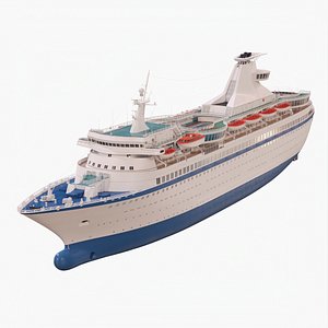 Vintage Cruiseship - High Detail