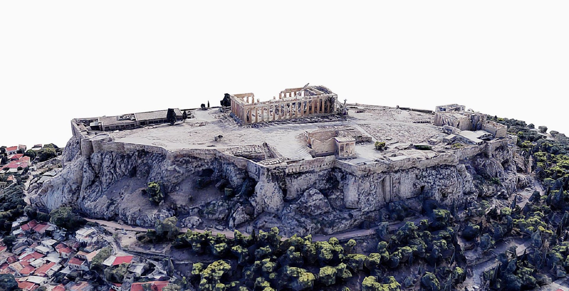 Acropolis Of Athens - Parthenon 3D - TurboSquid 1840646