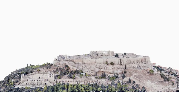 Acropolis of Athens - Parthenon 3D - TurboSquid 1840646