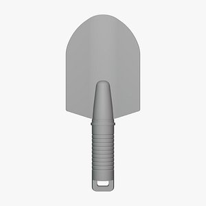 Garden Shovel - Geometry Only No Textures No Materials model
