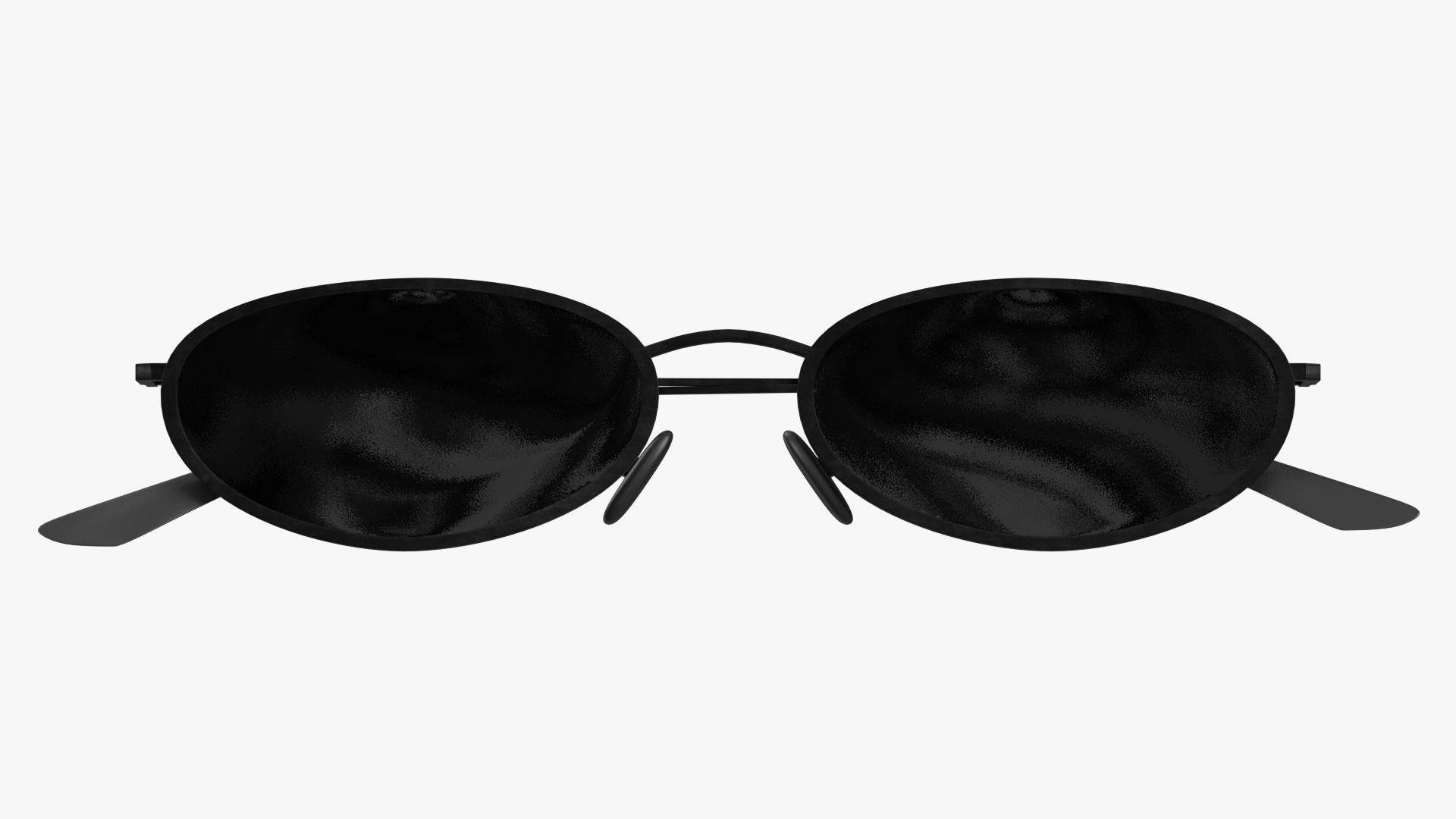 3D Sunglasses oval - TurboSquid 1949698