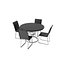 Mesa Ring Con Sillas Negra