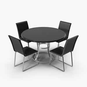 Ring Table With Chairs model