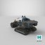 3D model sci-fi harvester