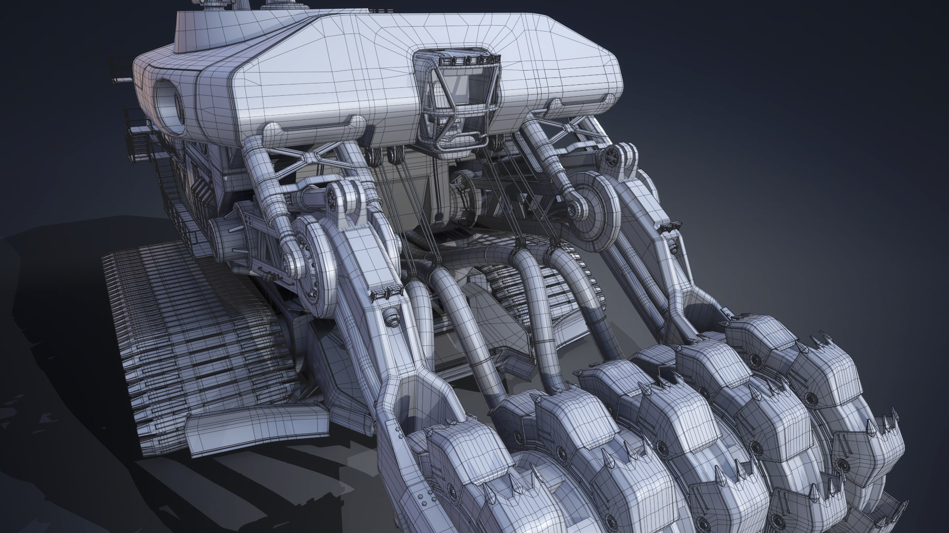 3D model sci-fi harvester https://p.turbosquid.com/ts-thumb/5d/xNhk7x/mbTJRXAV/screenshot009/png/1573661228/1920x1080/fit_q87/64def9e87c0aee2781f32346cca17eda4355657f/screenshot009.jpg