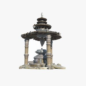 Ancient alchemy equipment lightning collector 3D model