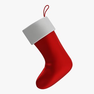 christmas stocking 3d