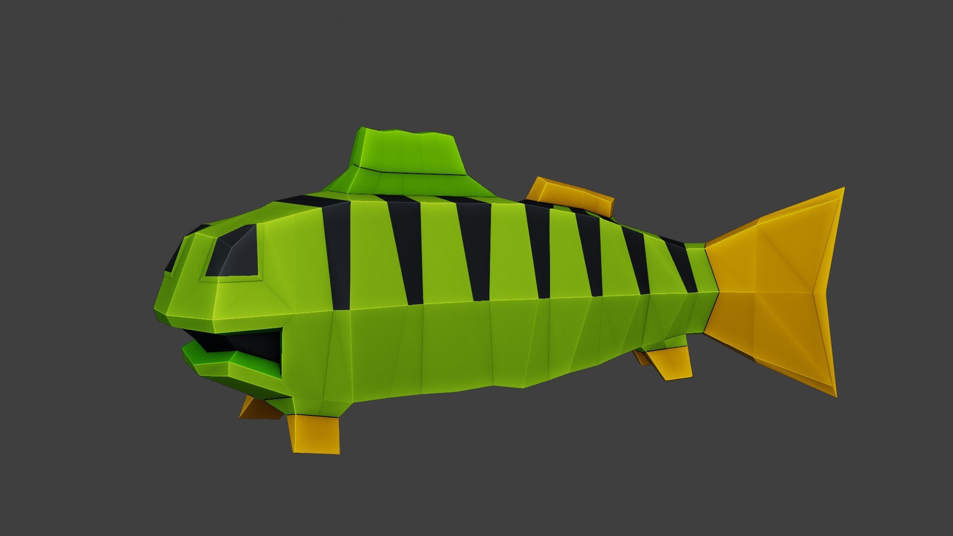 Rigged And Animated LowPoly Fish 3D Model - TurboSquid 1867256