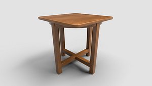 Square Table N100 3D model