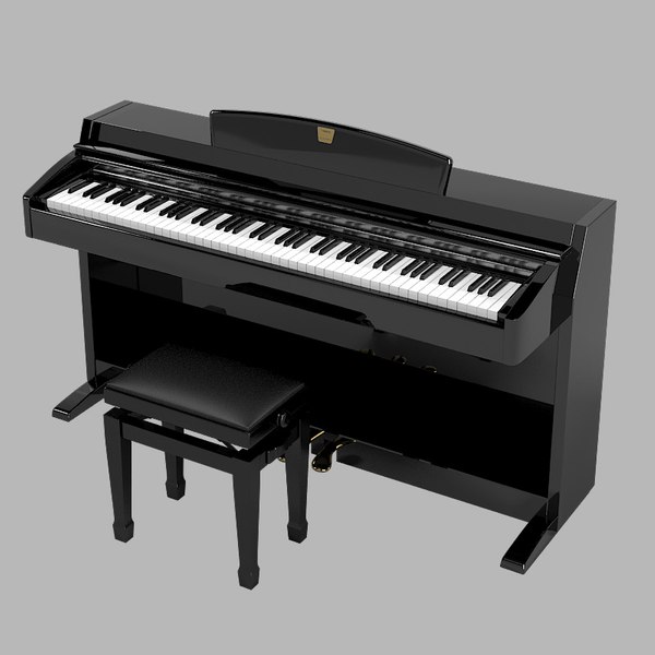 typist Monumental it's beautiful yamaha clavinova digital piano 3d model