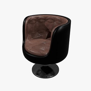 Modern Leather Swivel Armchair model