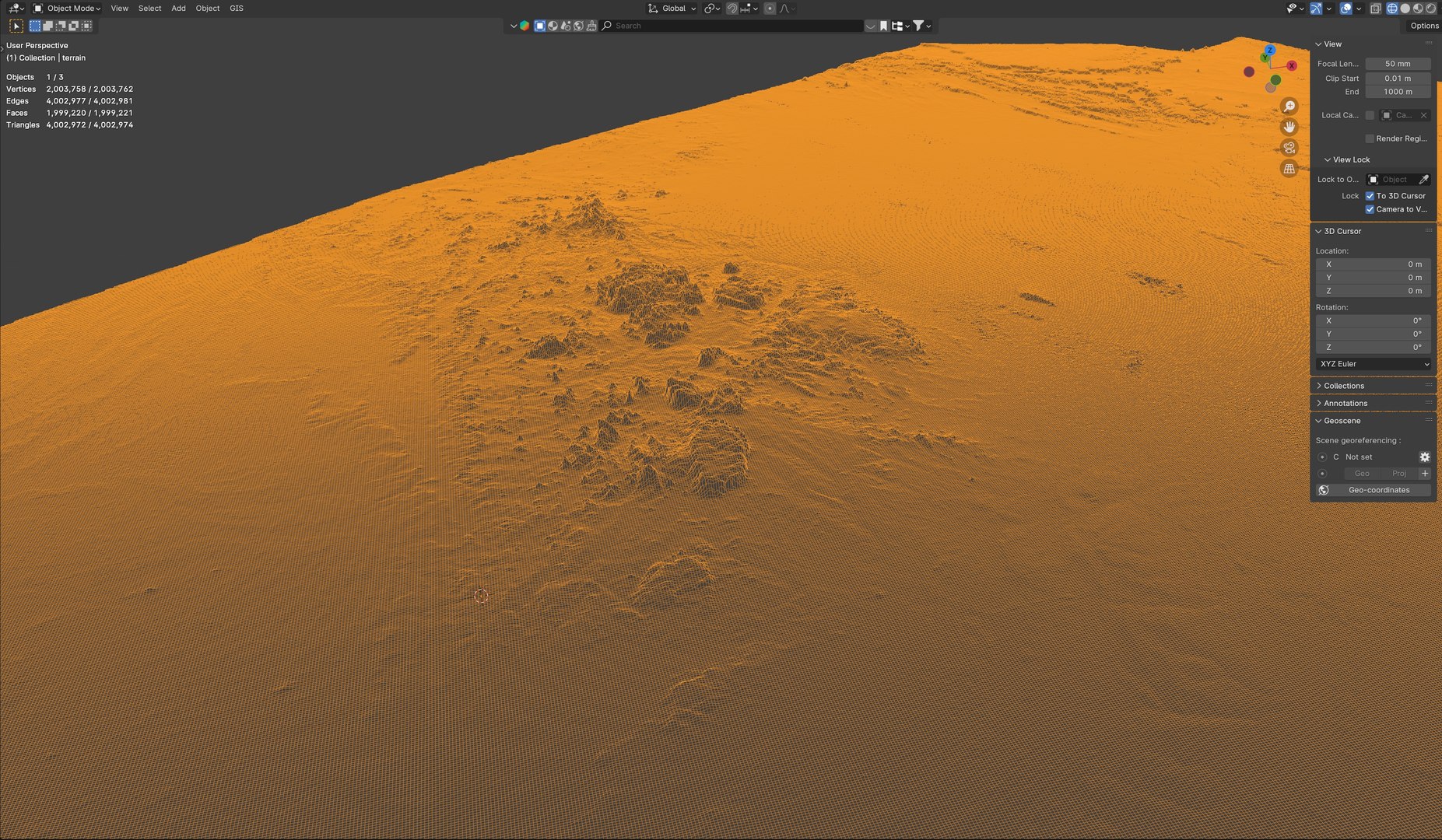 3D Model Niger Terrain Map - TurboSquid 2336550