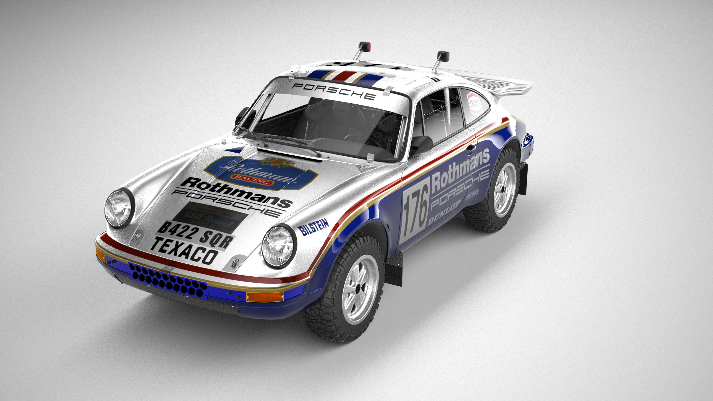modelo 3d Porsche 911 953 Dakar 1984 - TurboSquid 1954747