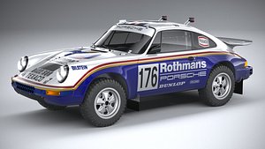 Porsche 911 953 Dakar 1984 3D