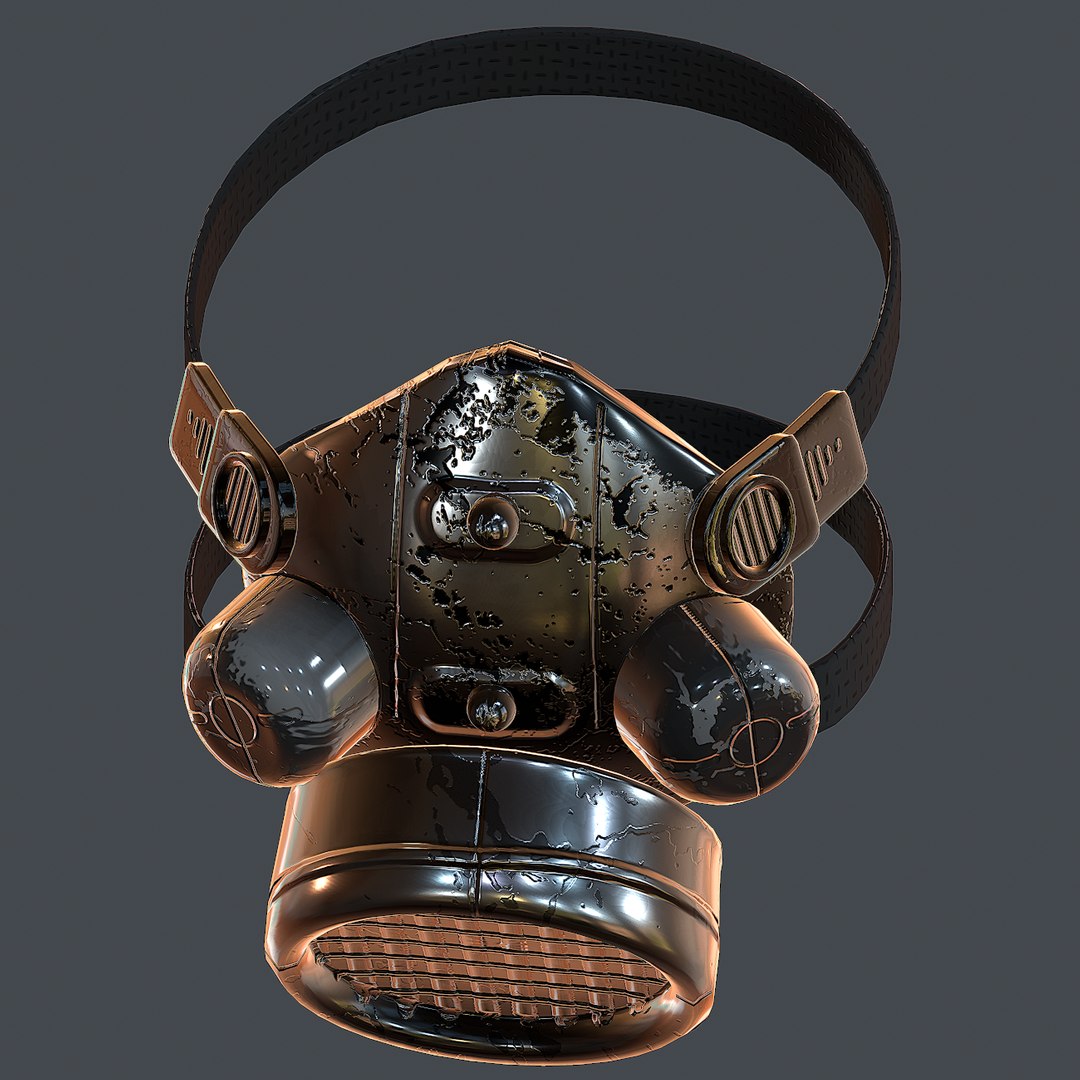 Gas mask helmet 3D model TurboSquid 1679165