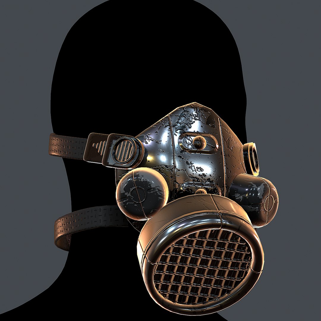 Gas mask helmet 3D model TurboSquid 1679165
