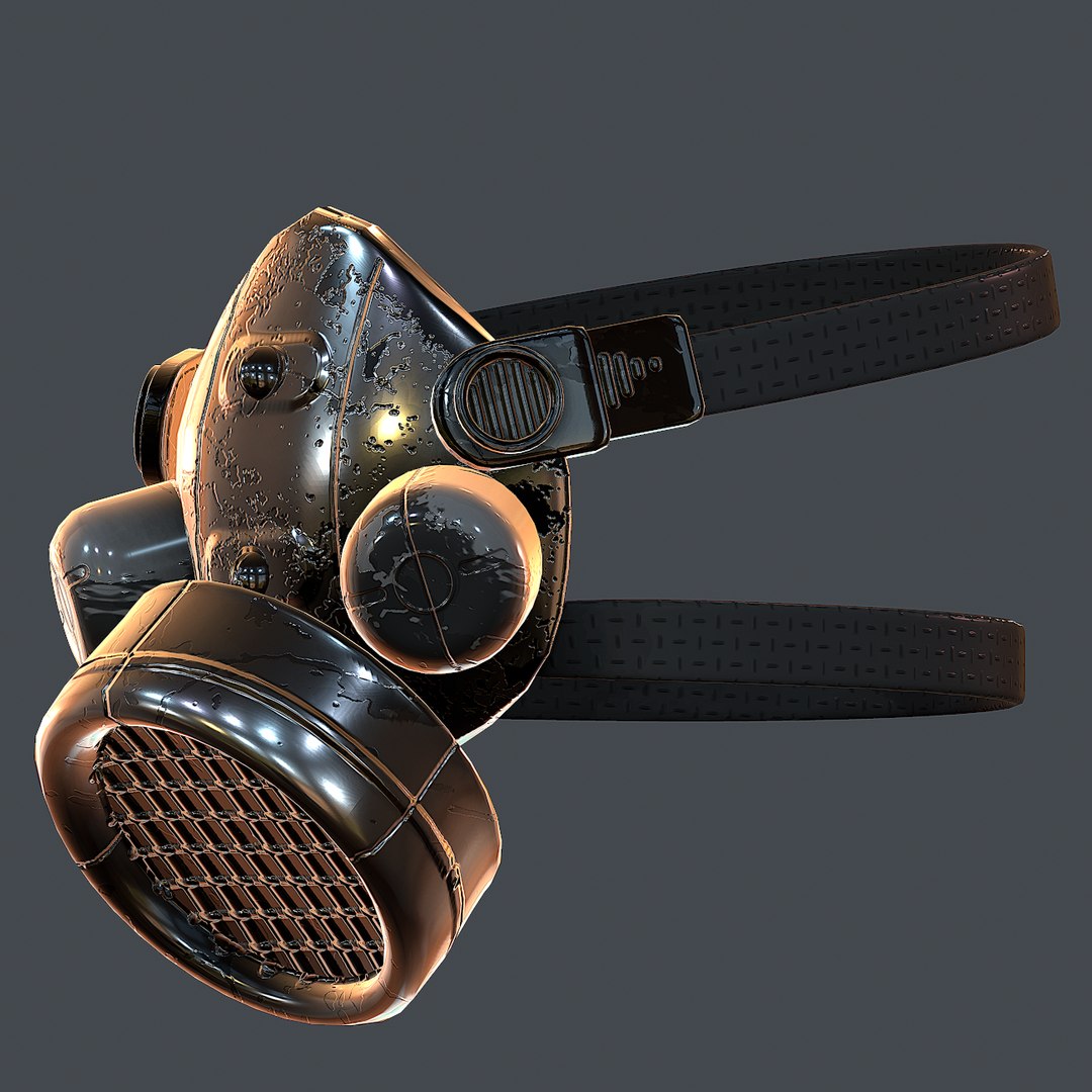 Gas mask helmet 3D model TurboSquid 1679165