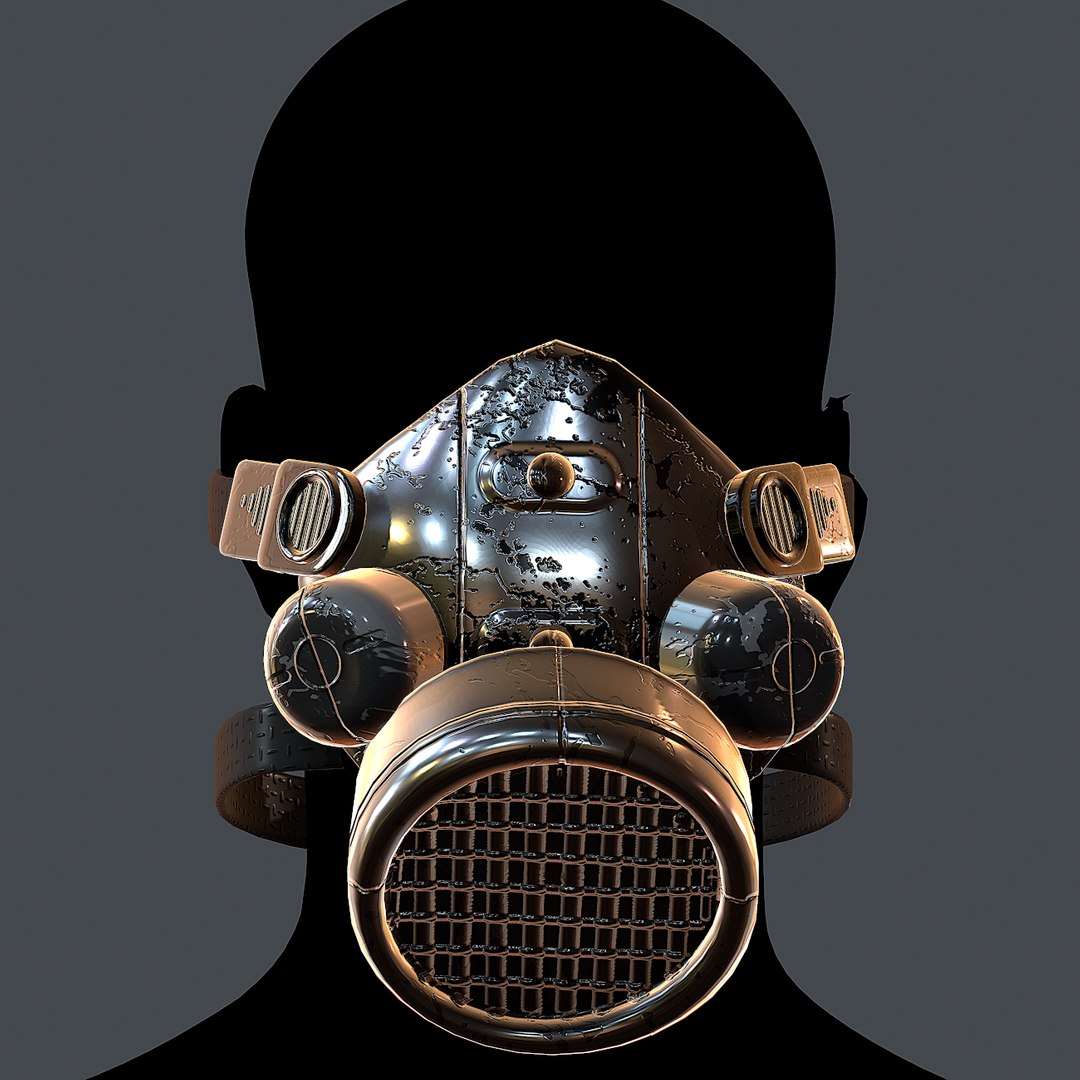 Gas mask helmet 3D model TurboSquid 1679165