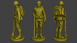 Japanese soldier ww2 Attention4 J1 model