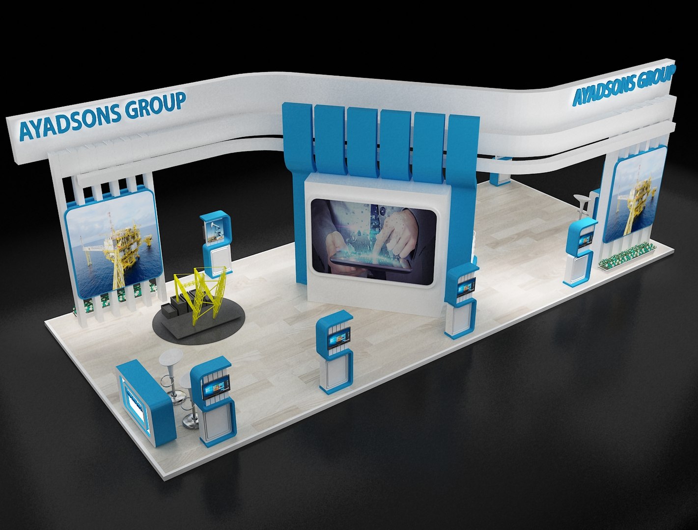 3D stand exhibition booth model https://p.turbosquid.com/ts-thumb/5e/VA2hey/bmep0rBr/3/jpg/1595874589/1920x1080/fit_q87/67728a21bc782b0c7d6b19b49c7b232ef7e5d053/3.jpg