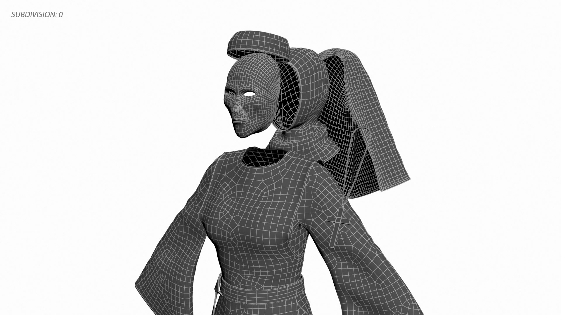 Nun  Dress 3D https://p.turbosquid.com/ts-thumb/5e/cfK8uZ/eq/5/jpg/1695563654/1920x1080/fit_q87/23e6ac4ed4dd1888812464495e2ead7bb0330373/5.jpg