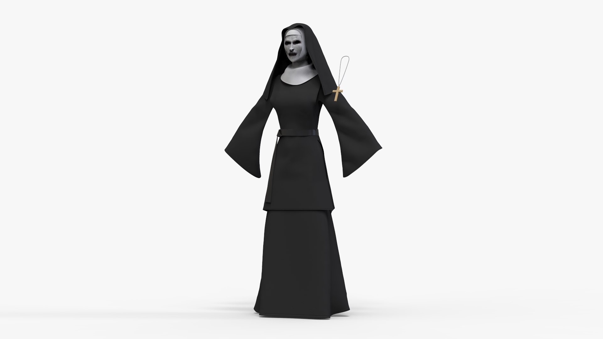 Nun  Dress 3D https://p.turbosquid.com/ts-thumb/5e/cfK8uZ/ho/untitled.5866/png/1695560459/1920x1080/fit_q87/5179cfba204b245f30b8d45c400edb779be060d2/untitled.5866.jpg