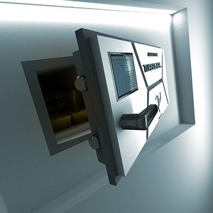 Futuristic Wall Safe