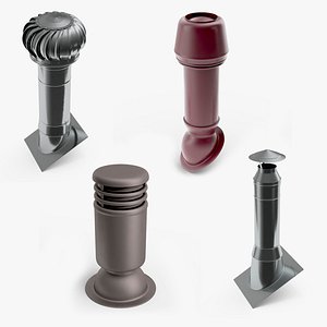 Chimneys Collection 2 3D model