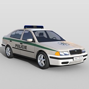 Skoda Octavia Policie Car