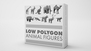 Animals Base Meshes Low-poly