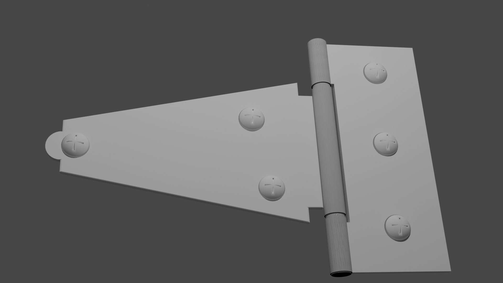 T Hinge 3D Model TurboSquid 2090616