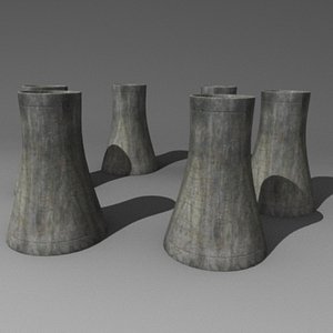 industry chimney 3d model