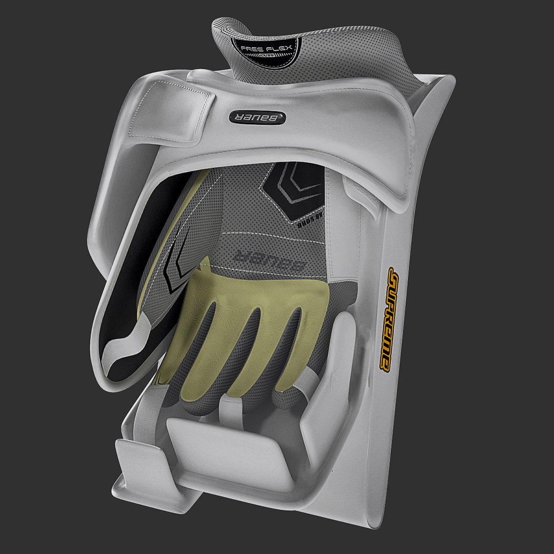 max ice hockey blocker gloves