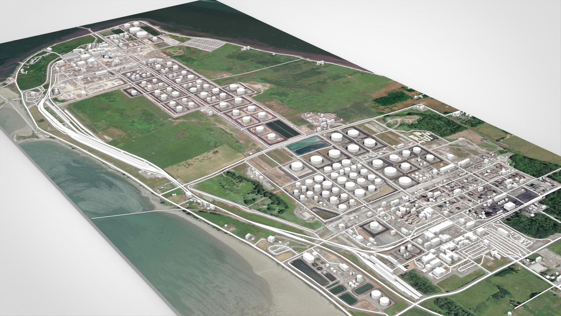 3D The Anacortes Refinery Washington United States Model - TurboSquid ...