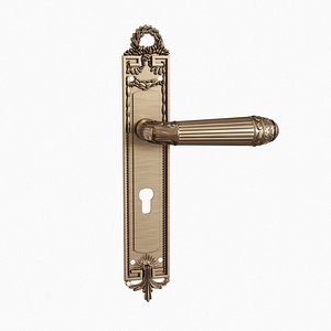 3d model door handle versailles