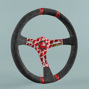 3D MOMO Steering Wheel ULTRA Red